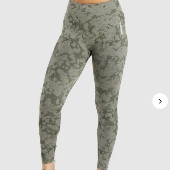 Gymshark Adapt Camo Leggings - Green - Picture 1 of 2